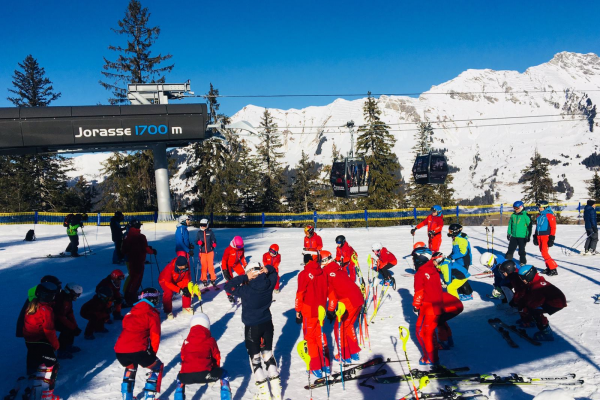 Entraînement ski